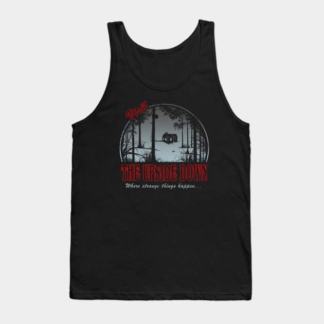 Visit The Upside Down Tank Top by Apgar Arts